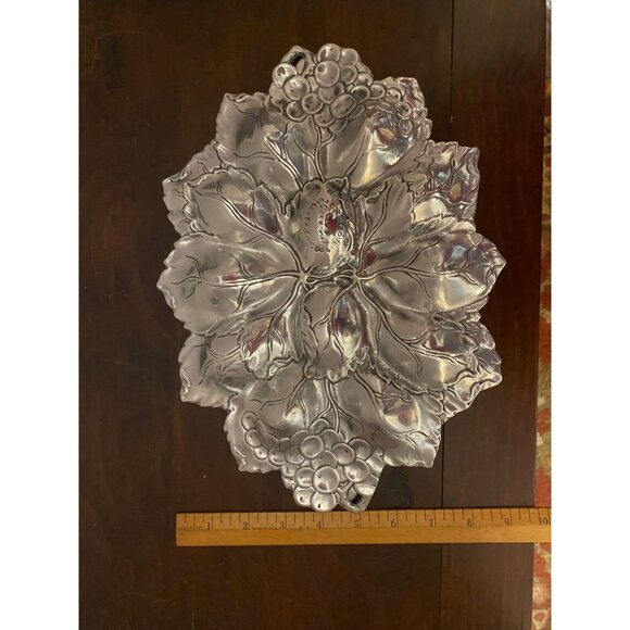 Arthur Court Grape Cast Aluminum Deviled Egg Holder - Picture 4 of 4